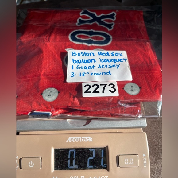 Boston Red Sox MLB GIANT Balloon bouquet, New - Picture 7 of 7